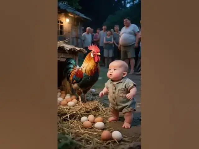 'Video thumbnail for Baby Stole Eggs for Party?! AI Animation Goes Wild! 😂🥚🔥 #shortsfeed #shorts'