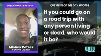 Video thumbnail for Mishak wants a survival expert on his road trip. Bear Grylls is a great choice!