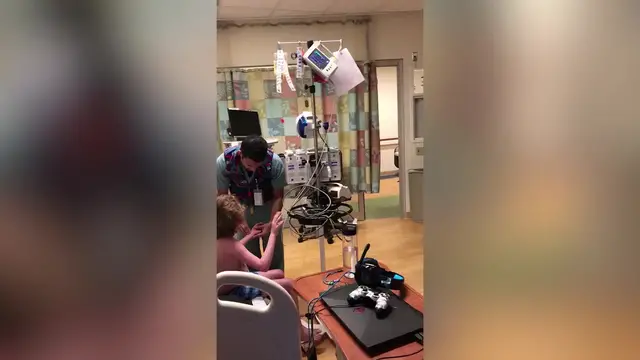 Video thumbnail for Boy Given Surprise Heart Transplant News By Doctor Dressed As Chewbacca | Happily TV