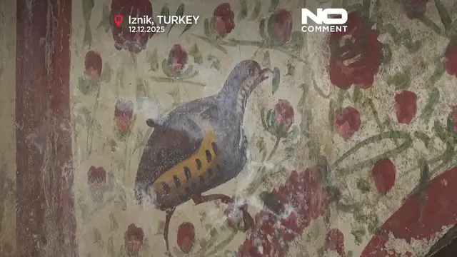 Video thumbnail for Rare fresco of Jesus as Good Shepherd discovered in Turkish tomb