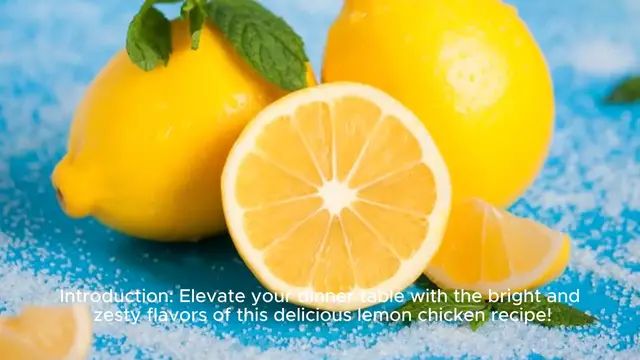 Video thumbnail for Lemon Chicken Recipe
