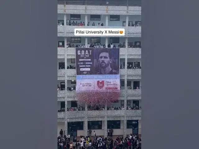 Video thumbnail for A great university gave Messi a gift#messi