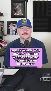 Video thumbnail for Speak when you hear a BETTER WRESTLER Than John Cena