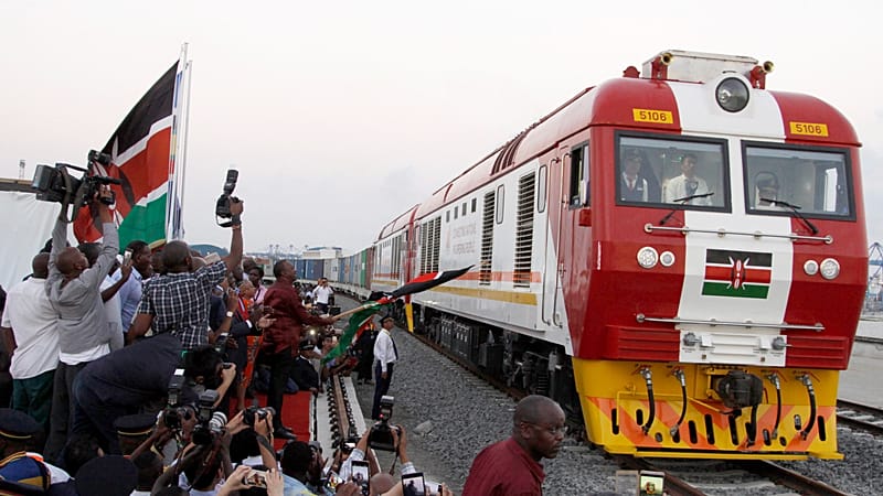 Video thumbnail for Presidents of Kenya and Uganda launch next phase of cross-border railway