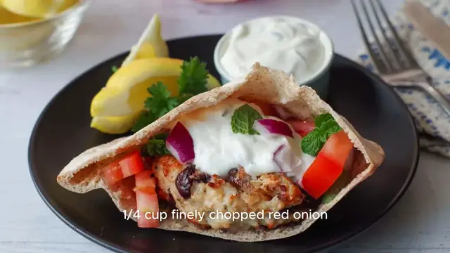 Video thumbnail for Greek Chicken Burgers