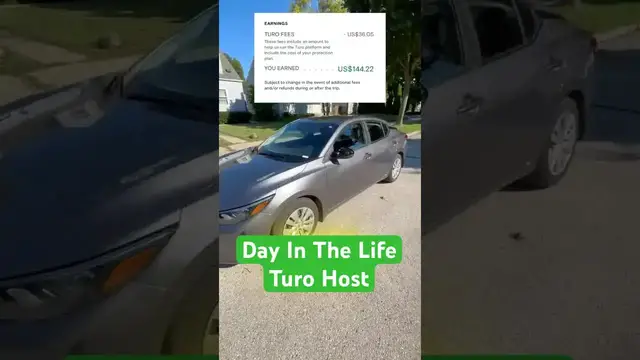 'Video thumbnail for financial wolf: turo host cleaning car after $144 rental, preparing for next airport trip'