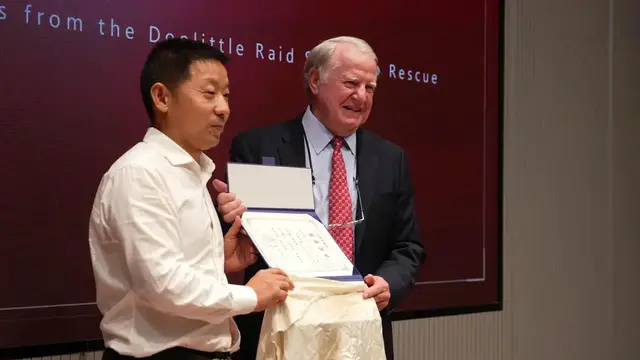 Video thumbnail for China: Doolittle Raiders' Descendants Retrace Rescue Sites in Shangrao.