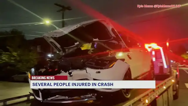 Video thumbnail for 1 person critical, several others hurt after car crash inside Throggs Neck event venue