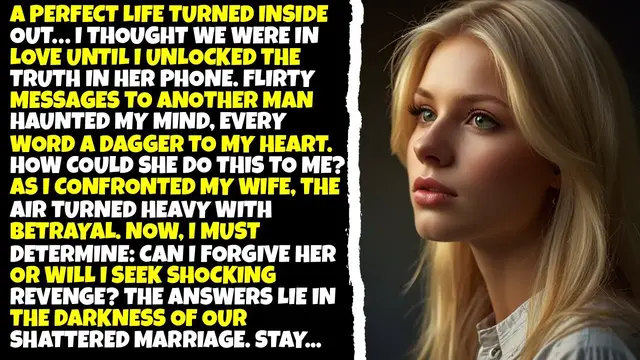 'Video thumbnail for Betrayed and Exposed A Journey Through Secrets and Redemption Cheating Wife Stories Reddit Cheating'