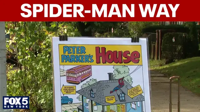 Video thumbnail for 'Spider-Man Way' swings into Queens to honor iconic superhero