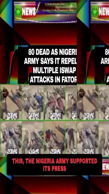 Video thumbnail for 80 Dead As Nigeria Army Says It Repels 5 Multiple ISWAP Attacks In Fatori