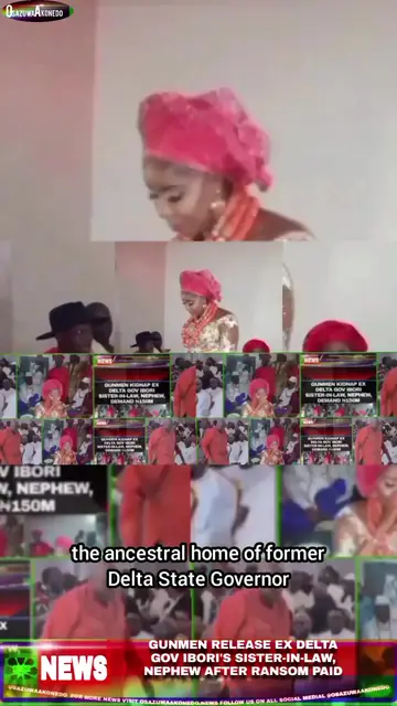 Video thumbnail for Gunmen Release Ex Delta Gov Ibori’s Sister In Law, Nephew After Ransom Paid