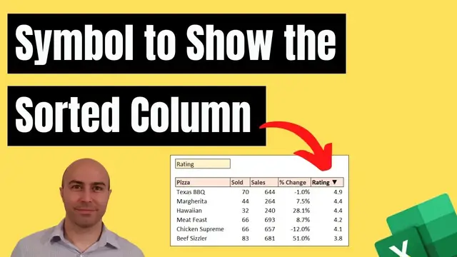 'Video thumbnail for Symbol to Show the Sort by Drop-Down Column'