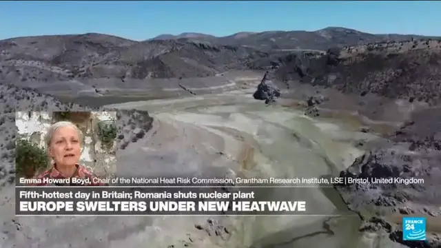 Video thumbnail for Europe swelters under fifth heatwave of summer