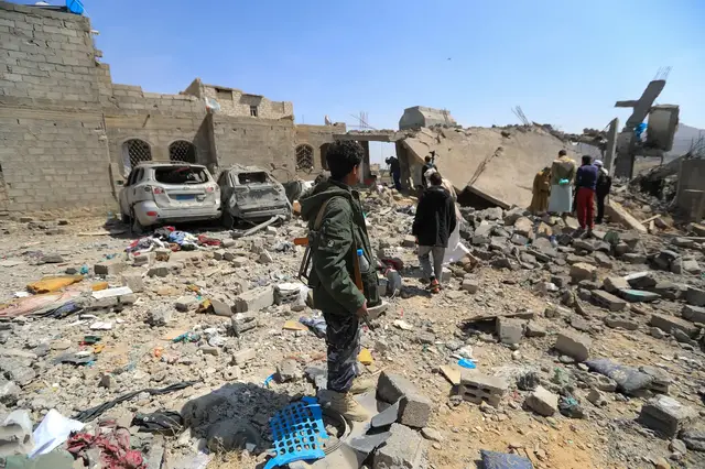 Video thumbnail for Houthi rebels claim downing of US drone over Yemen