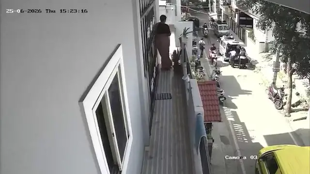 Video thumbnail for India: School commute turns frightening after rear door opens mid-journey, five children fall onto road.
