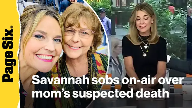 Video thumbnail for Savannah Guthrie breaks down on 'Today' while addressing mom Nancy's suspected death in ransom note