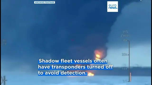 Video thumbnail for Ukrainian sea drones reportedly hit another Russian shadow fleet vessel in Black Sea