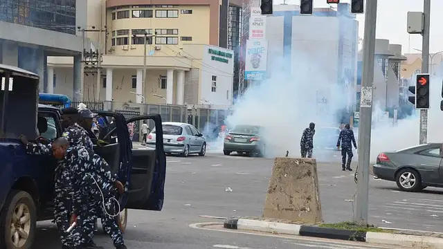 'Video thumbnail for Nigerian president orders major military shake up as rumours of a coup attempt swirl'