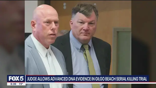 'Video thumbnail for Judge allows advanced DNA evidence in Gilgo Beach serial killing trial'