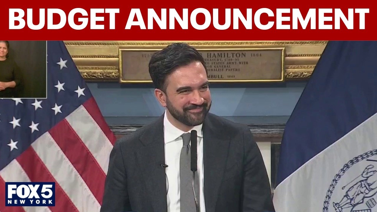 Video thumbnail for FULL: Mamdani NYC budget announcement