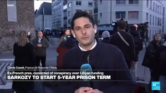 'Video thumbnail for Sarkozy faces 'tough time', solitary confinement in Paris prison'
