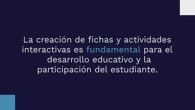 Video thumbnail for Herramientas para crear fichas educativas y actividades interactivas