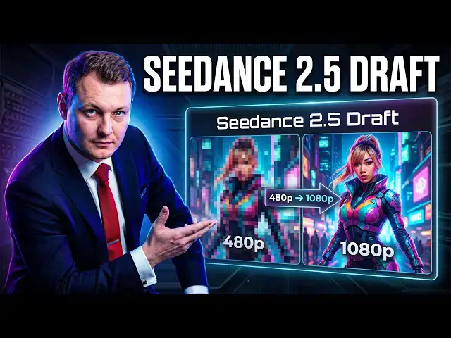 Video thumbnail for Seedance 2.5 Draft: Fast AI Video Generation Test