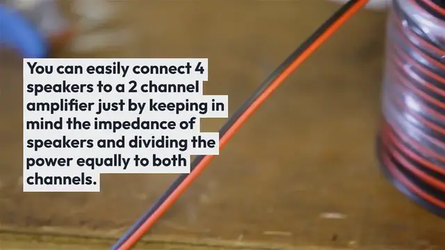 Video thumbnail for How To Wire/Connect 4 Speakers To A 2 Channel Amp Diagram?