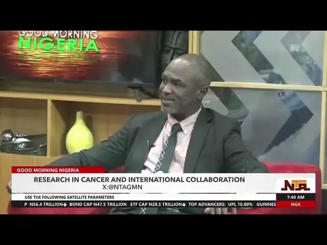 Video thumbnail for Update On The Research of Cancer In Nigeria | 5 July 2024 | NTA
