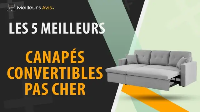 Video thumbnail for ⭐️ MEILLEUR CANAPE CONVERTIBLE PAS CHER - Avis & Guide d'achat (Comparatif 2022)