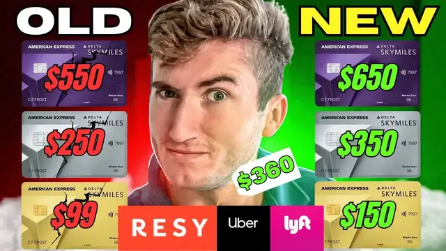 Video thumbnail for Anthony Venture: delta amex card overhaul! annual fee increase, new benefits & more