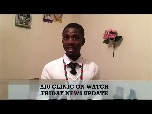 Video thumbnail for AIU Clinic on Watch. Visit it OOHH #AIU #Journalism #News #Clinic #johnselephilip #Dr.Margret #Lucy