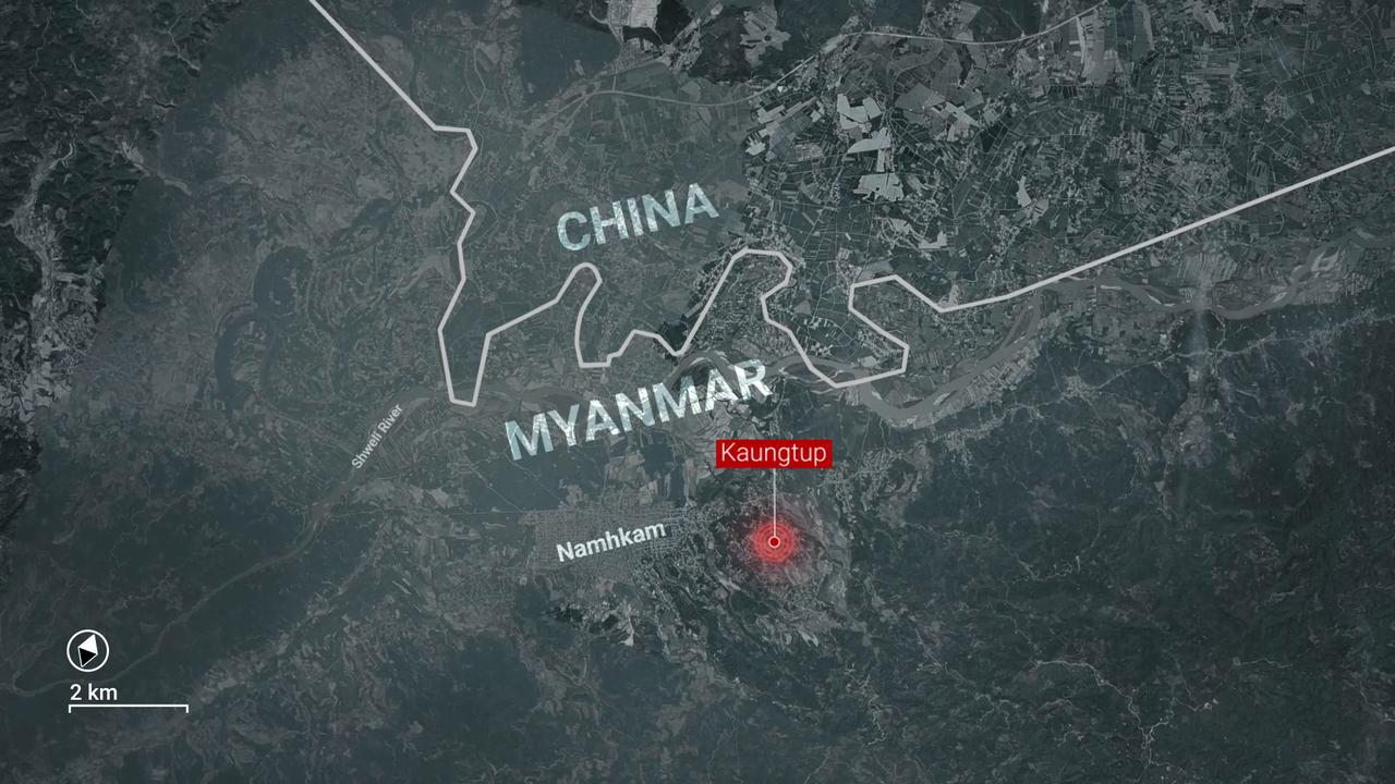 Video thumbnail for Myanmar (Burma): MOTION GRAPHICS - Explosion kills dozens in rebel-held region of Myanmar.