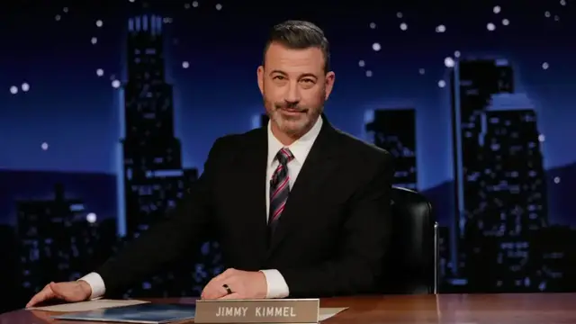 'Video thumbnail for Jimmy Kimmel returns to air and defends free speech in monologue'