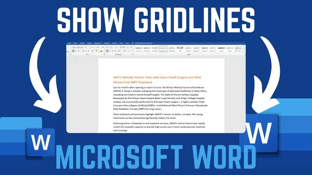 Video thumbnail for How To Show Ruler Gridlines In Microsoft Word