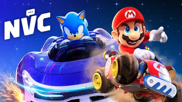 'Video thumbnail for Mario Kart World VS Sonic Racing CrossWorlds - NVC Clips'