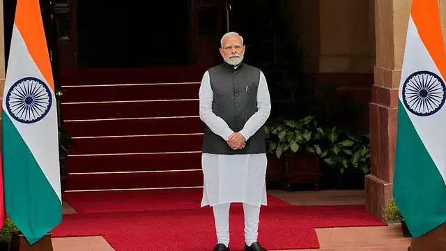 'Video thumbnail for India's Prime Minister vows no compromise on agriculture as US tariff war escalates'