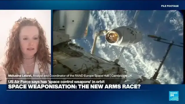 Video thumbnail for 'Space being weaponised': A purely civilian system can be 'repurposed' for military capabilities