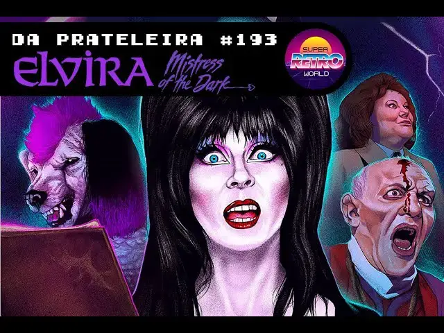 'Video thumbnail for ELVIRA: Apresentadora de TV boca suja em trajes sumários para em  cidade trazendo caos e baixaria!'