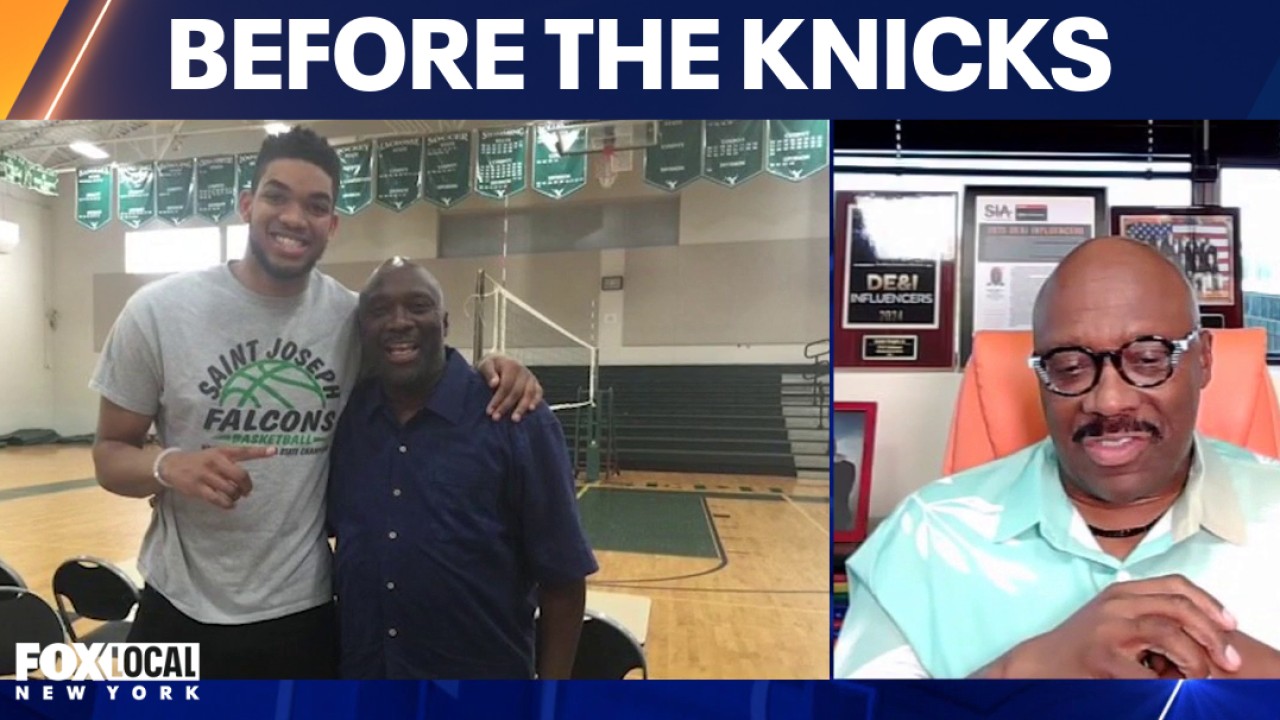 Video thumbnail for Knicks star Karl-Anthony Towns' former AAU coach shares untold stories
