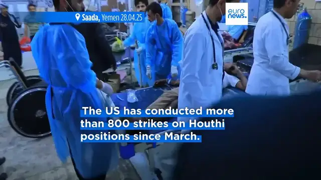 Video thumbnail for At least 68 killed in US strike on prison holding migrants, Yemen's Houthis say