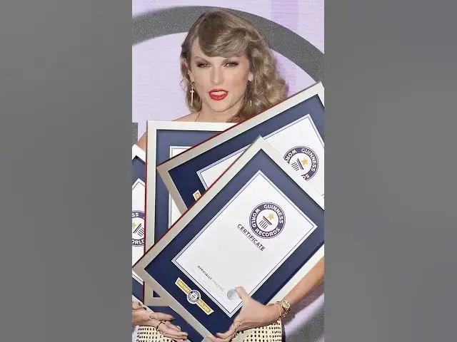 'Video thumbnail for Taylor Swift is a Guinness World Records ICON 🤩'