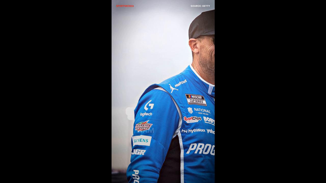 Video thumbnail for Denny Hamlin is CHASING Tyler Reddick!