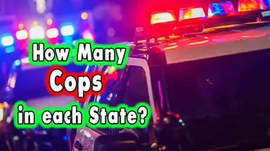 'Video thumbnail for How many COPS does each US state have?'