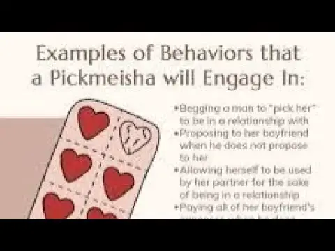 Video thumbnail for Examples of behaviors that a Pickmeisha will engage in