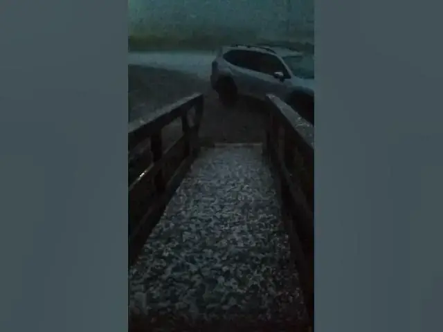 Video thumbnail for HAILING IN ROCKY BOY INDIAN RESERVATION 6-9-21