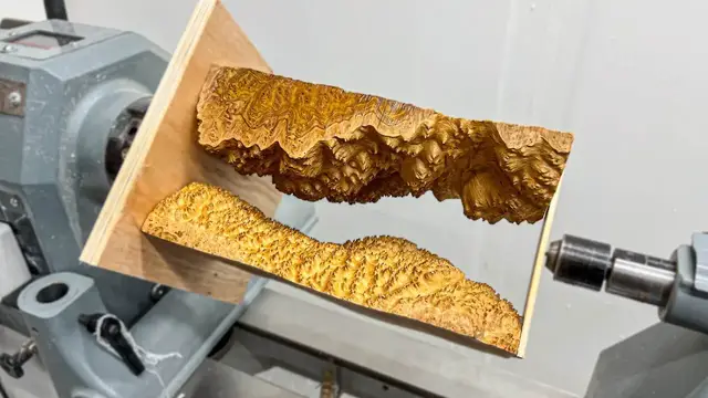 'Video thumbnail for Woodturning – Stunning Burl to Stunning Vase'