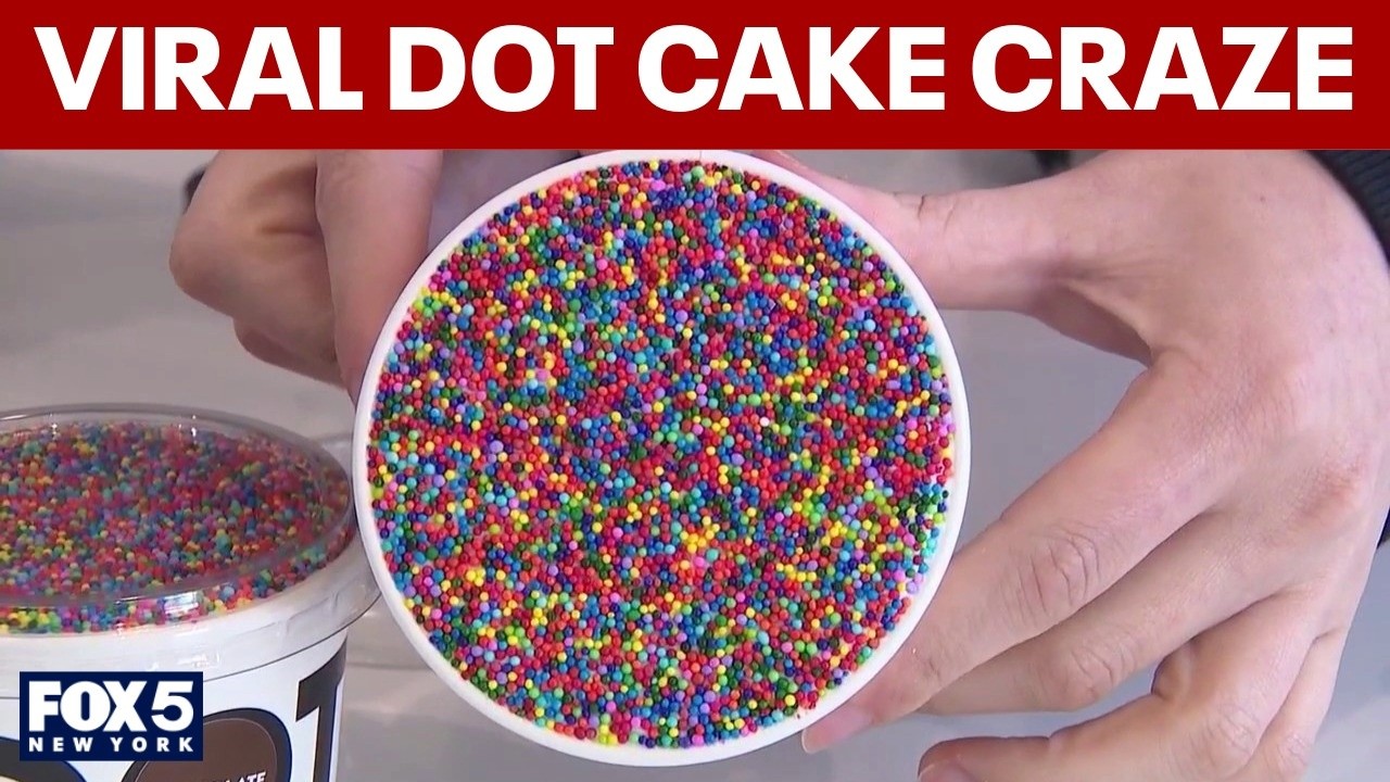 Video thumbnail for Mother-daughter team behind viral dot cakes