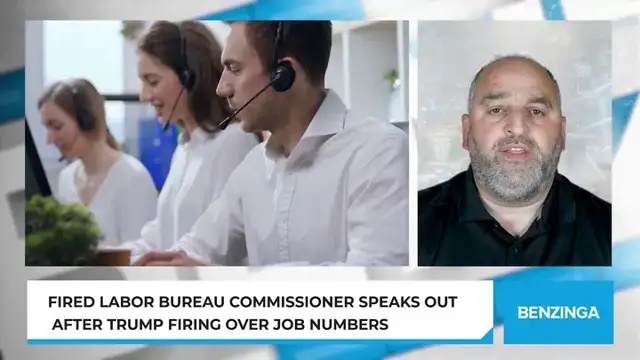 'Video thumbnail for Fired Labor Bureau Commissioner Speaks Out After Trump Firing Over Job Numbers'